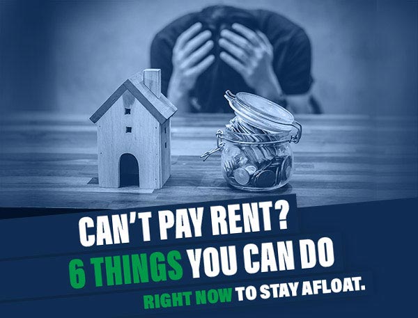 can't pay rent?